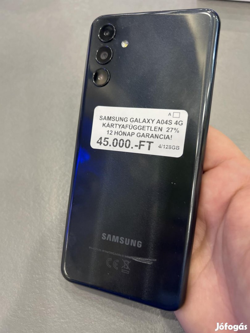 Samsung Galaxy A04s Dual Sim 128 GB, 12 hó garancia