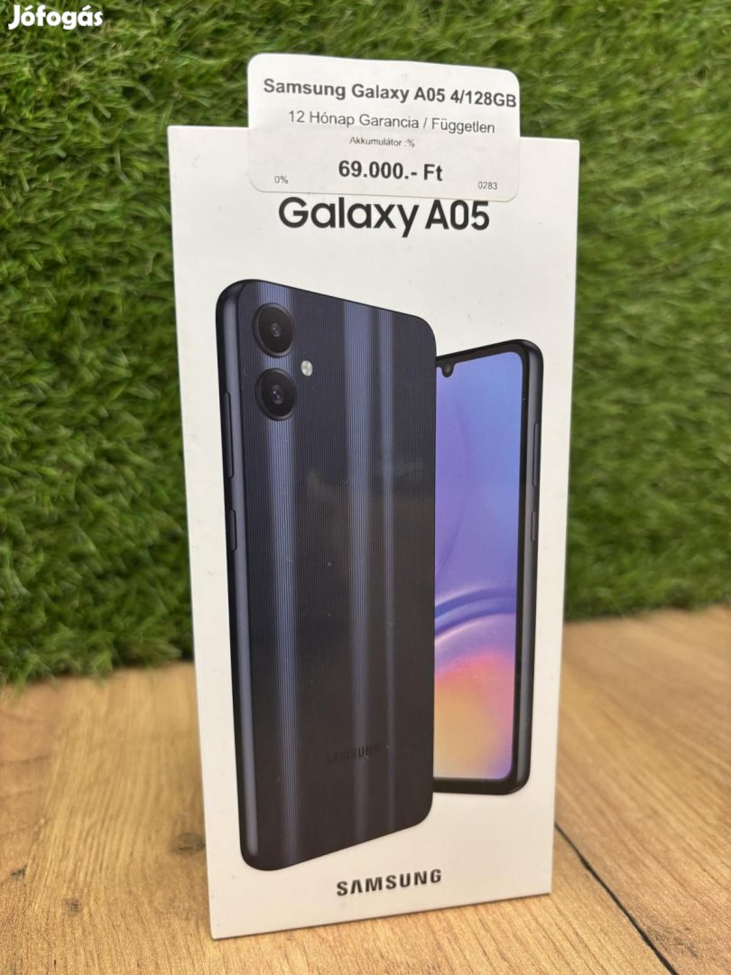 Samsung Galaxy A05 Kártyafüggetlen 128 GB, 12 hó garancia