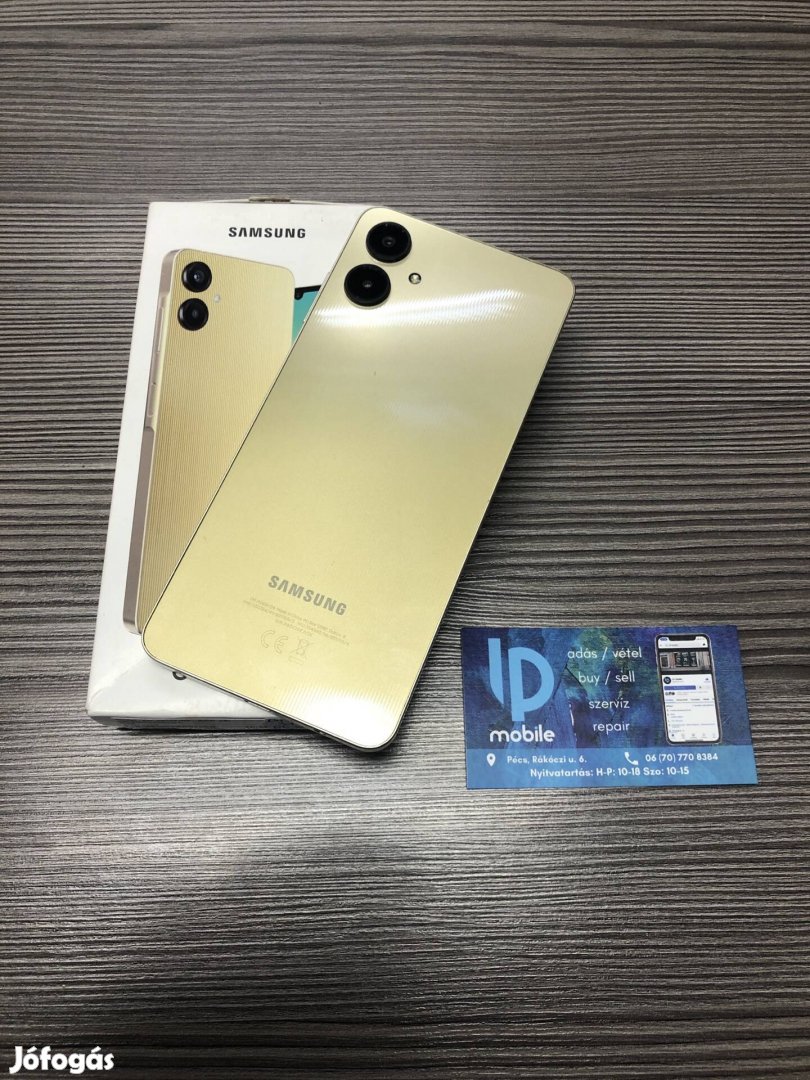 Samsung Galaxy A06, Megkímélt, 64GB, Arany, Garancia