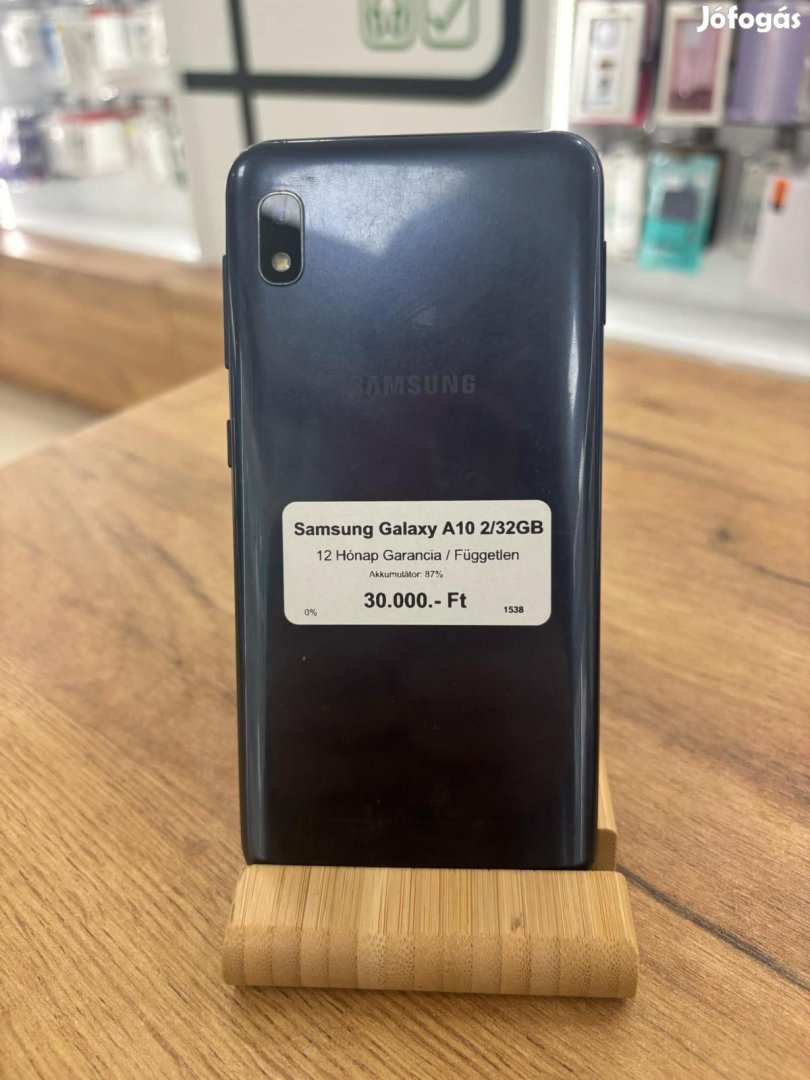 Samsung Galaxy A10 Kártyafüggetlen 32 GB, 12 hó garancia