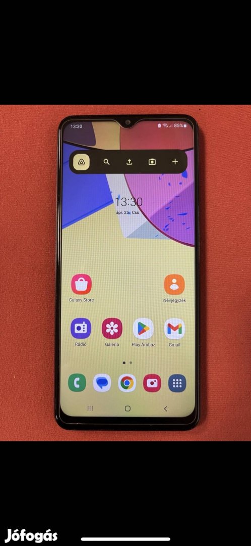 Samsung Galaxy A12 32 GB, dual SIM, fekete, kártyafüggetlen