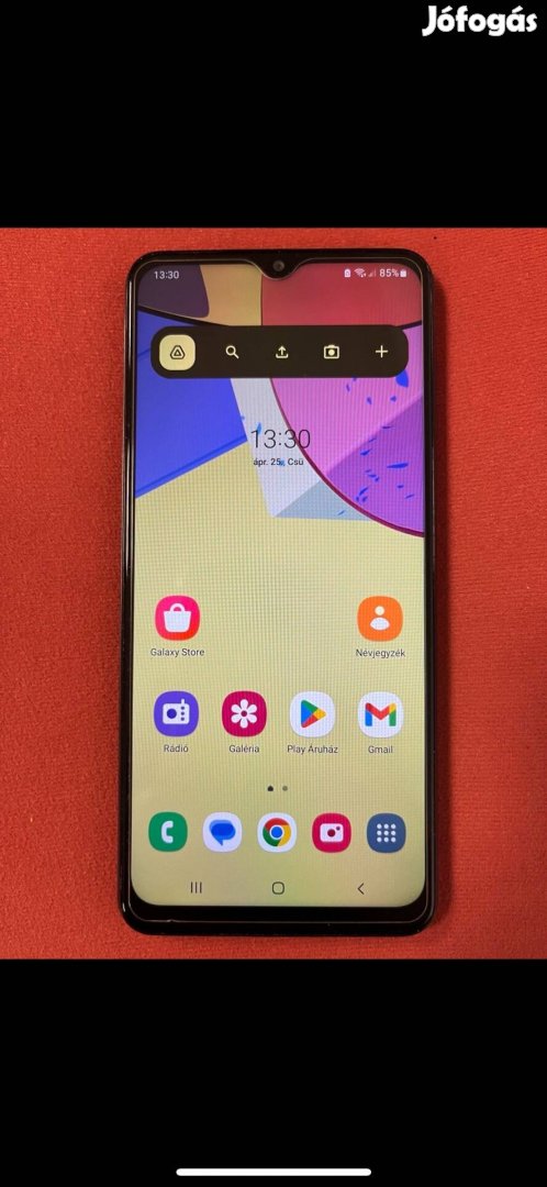 Samsung Galaxy A12 32 GB, dual SIM, fekete, kártyafüggetlen