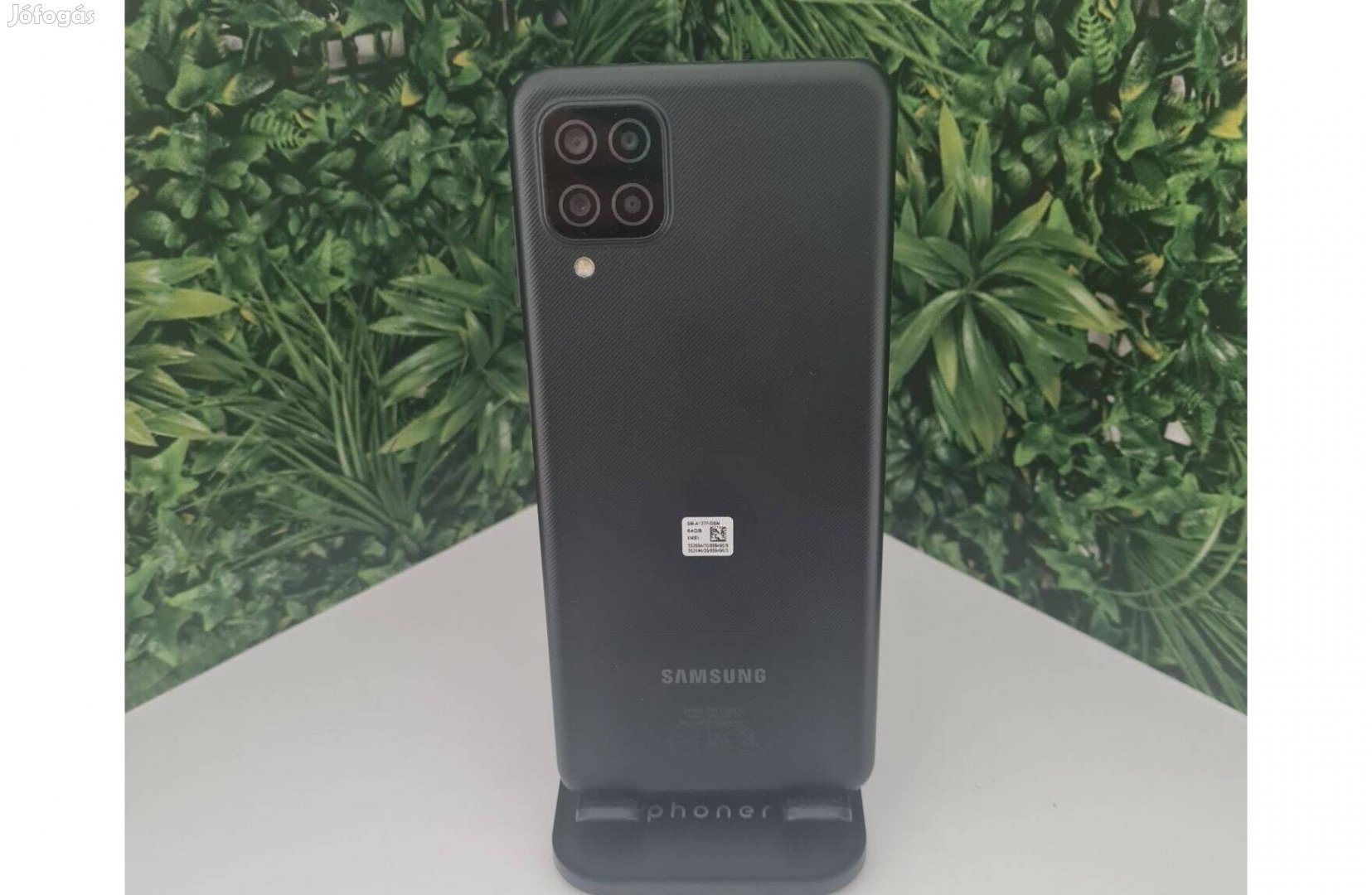 Samsung Galaxy A12 4/64gb, kártyafüggetlen, 1 év jótállással