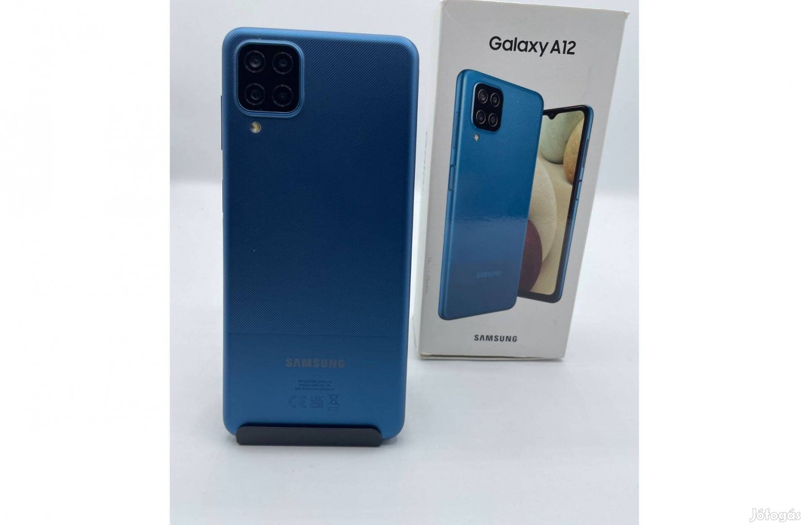 Samsung Galaxy A12 Dualsim kék 32GB | 12 hónap garanciával