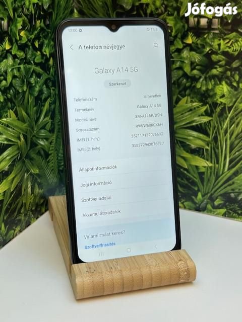 Samsung Galaxy A14 5G Kártyafüggetlen 64 GB, 12 hó garancia