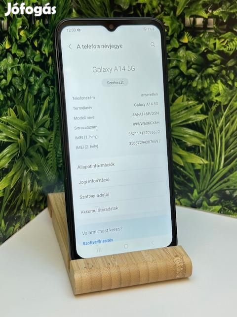 Samsung Galaxy A14 5G Kártyafüggetlen 64 GB, 12 hó garancia
