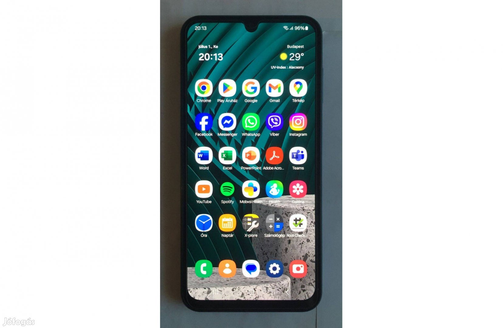 Samsung Galaxy A15 128/4+4 GB okostelefon, hibátlan független, jó akku