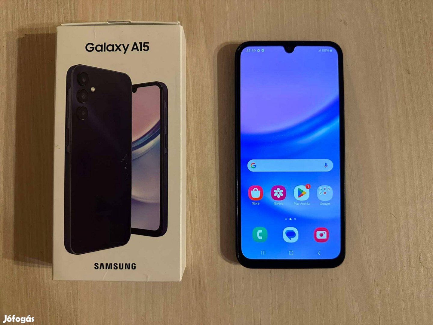 Samsung Galaxy A15 4/128GB Dual Független Újszerű Garis !