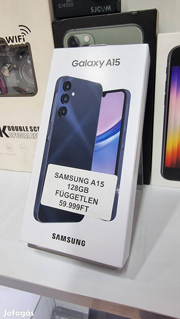 Samsung Galaxy A15 új 128GB Fuggetlen Akció 