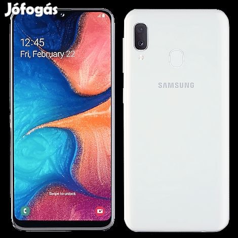 Samsung Galaxy A20e (32GB)  - Szín: Fehér