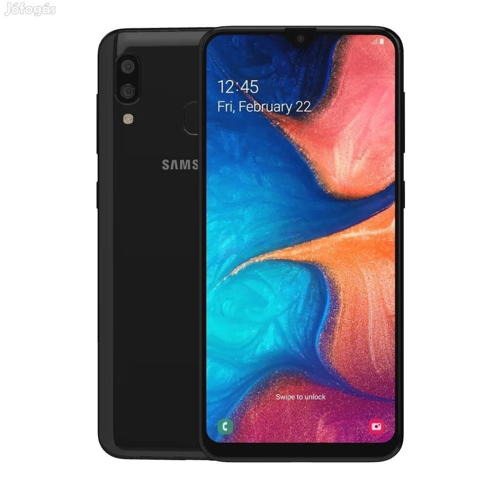 Samsung Galaxy A20e (32GB)  - Szín: Fekete