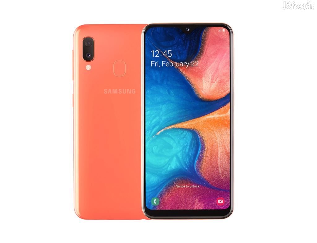 Samsung Galaxy A20e (32GB)  - Szín: Korall