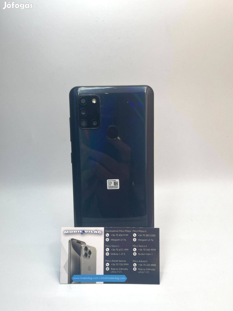 Samsung Galaxy A21s 3/32GB Garanciával! (187930)