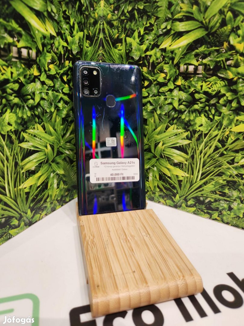 Samsung Galaxy A21s Dual Sim 128 GB, 12 hó garancia