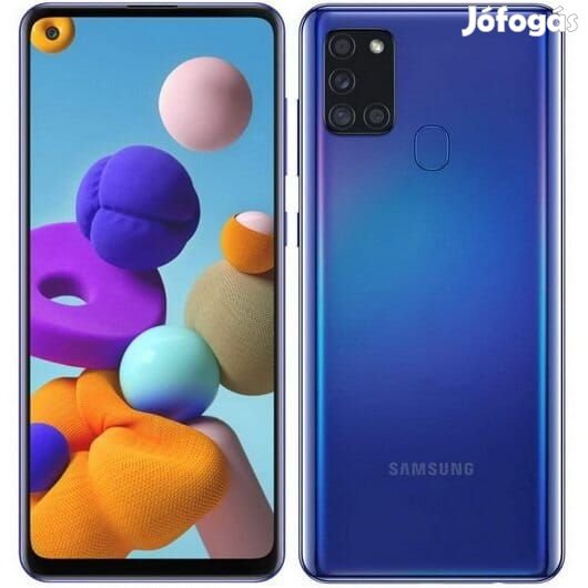 Samsung Galaxy A21s (128GB)  - Szín: Kék