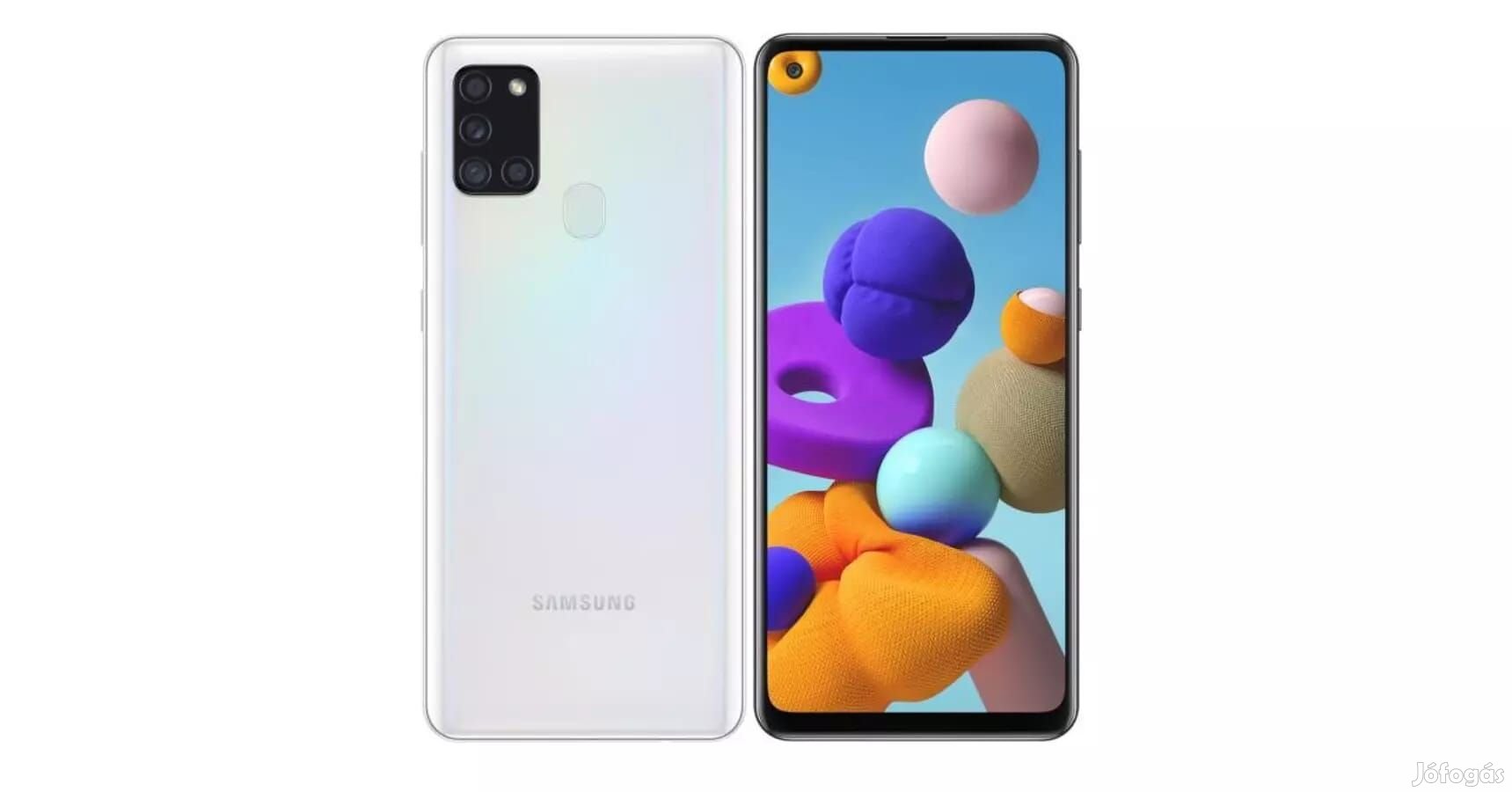 Samsung Galaxy A21s (32GB)  - Szín: Fehér