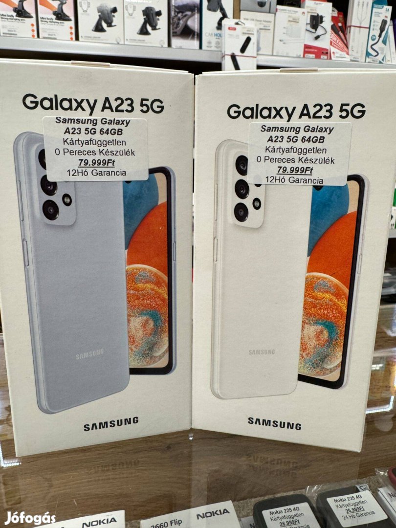 Samsung Galaxy A23 5G 64GB Kártyafüggetlen 12Hó garancia
