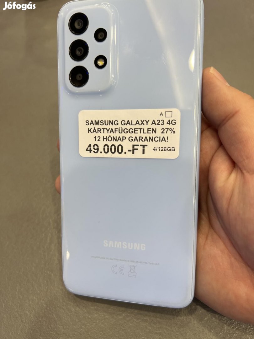 Samsung Galaxy A23 Dual Sim 128 GB, 12 hó garancia