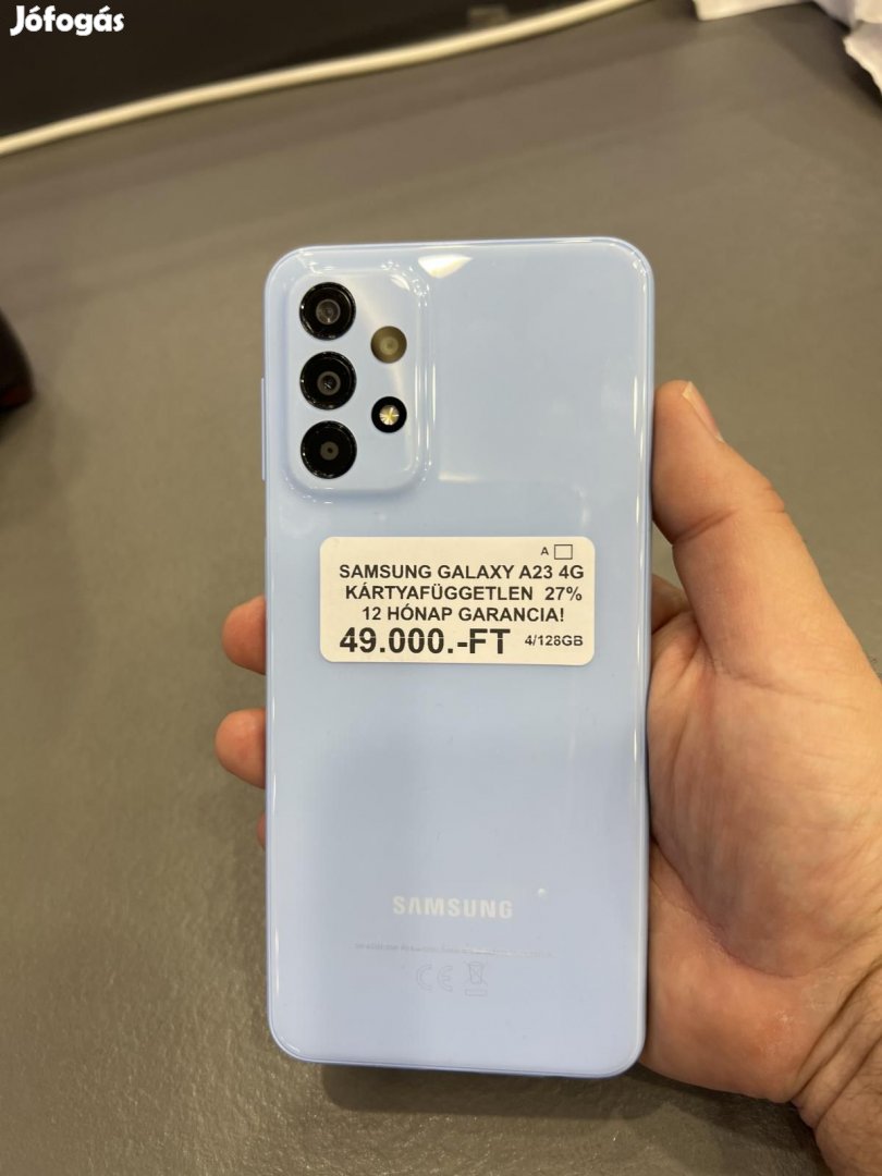 Samsung Galaxy A23 Dual Sim 128 GB, 12 hó garancia