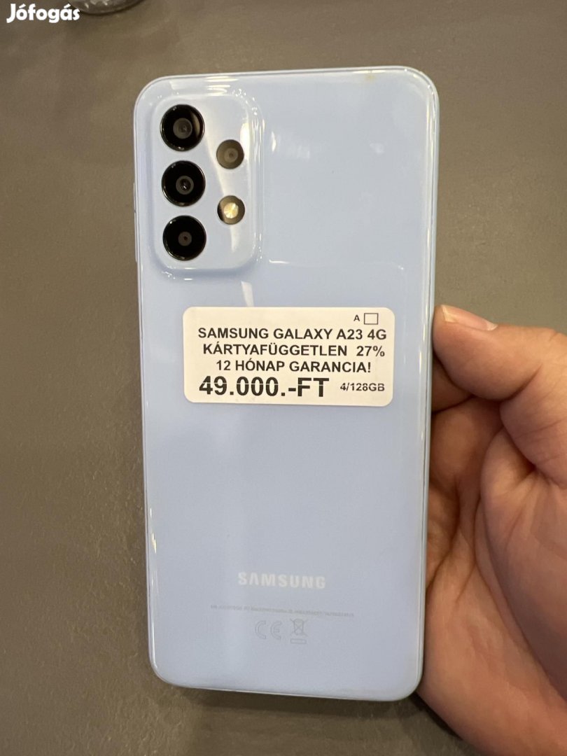 Samsung Galaxy A23 Dual Sim 128 GB, 12 hó garancia