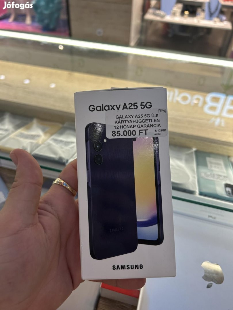 Samsung Galaxy A25 Kártyafüggetlen 128 GB, 12 hó garancia