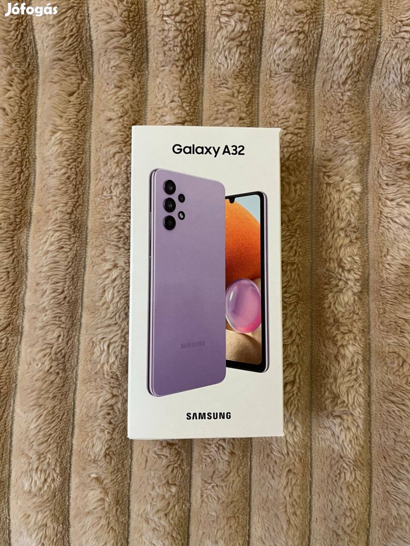 Samsung Galaxy A32 128GB 4GB RAM Dual Okostelefon(világos lila színbe)