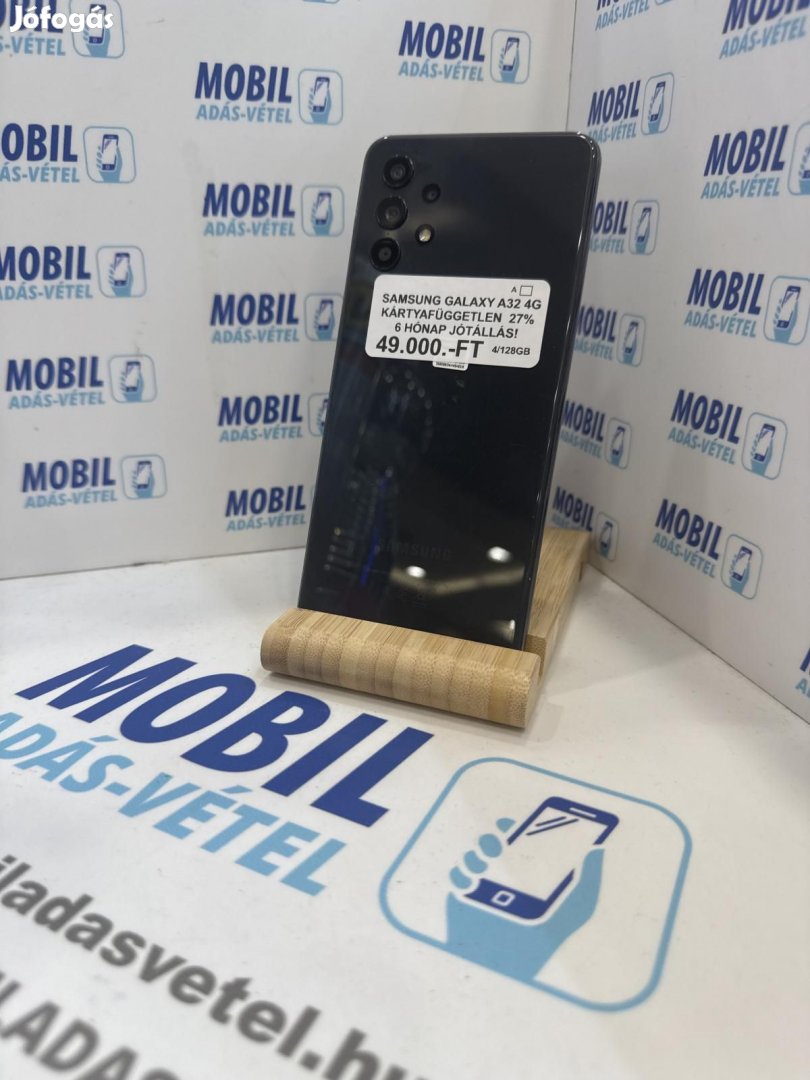 Samsung Galaxy A32 4G Dual Sim 128 GB, 12 hó garancia