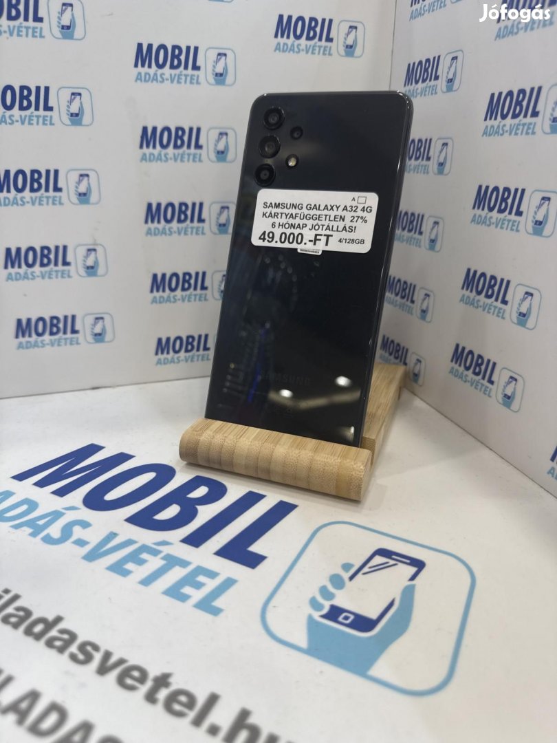 Samsung Galaxy A32 4G Dual Sim 128 GB, 12 hó garancia
