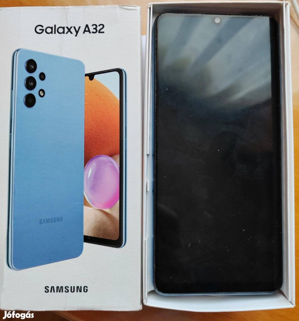 Samsung Galaxy A32 4G kártyafüggetlen mobiltelefon + kiegészítők