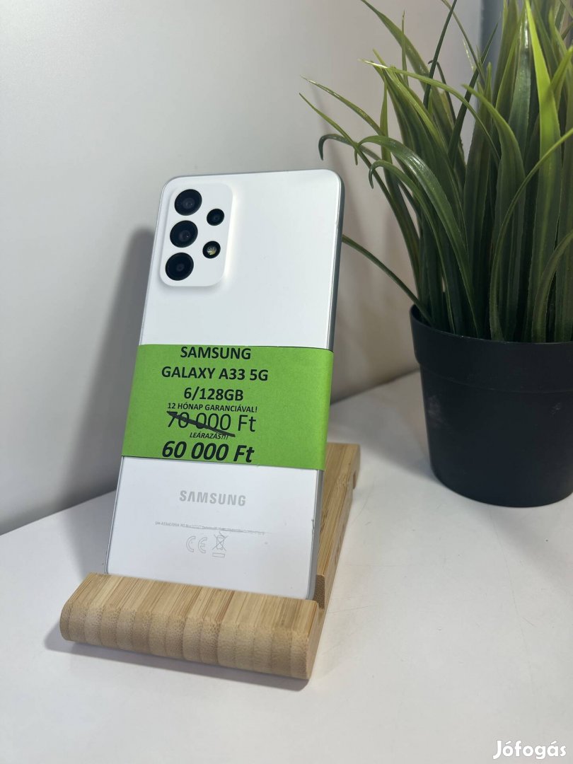 Samsung Galaxy A33 5G 12 Hónap Garanciával 