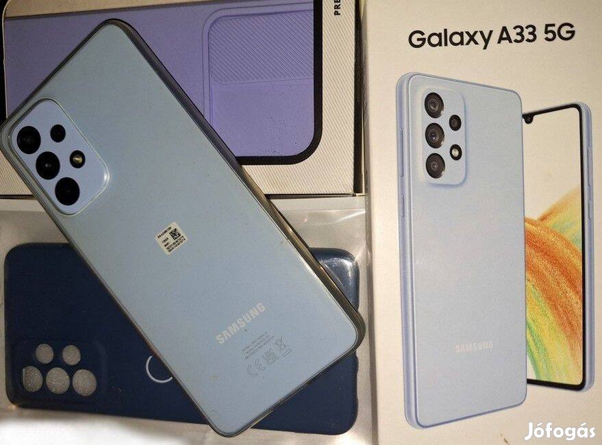 Samsung Galaxy A33 5G - gyári állapot,Euronics-vétel, jótállás