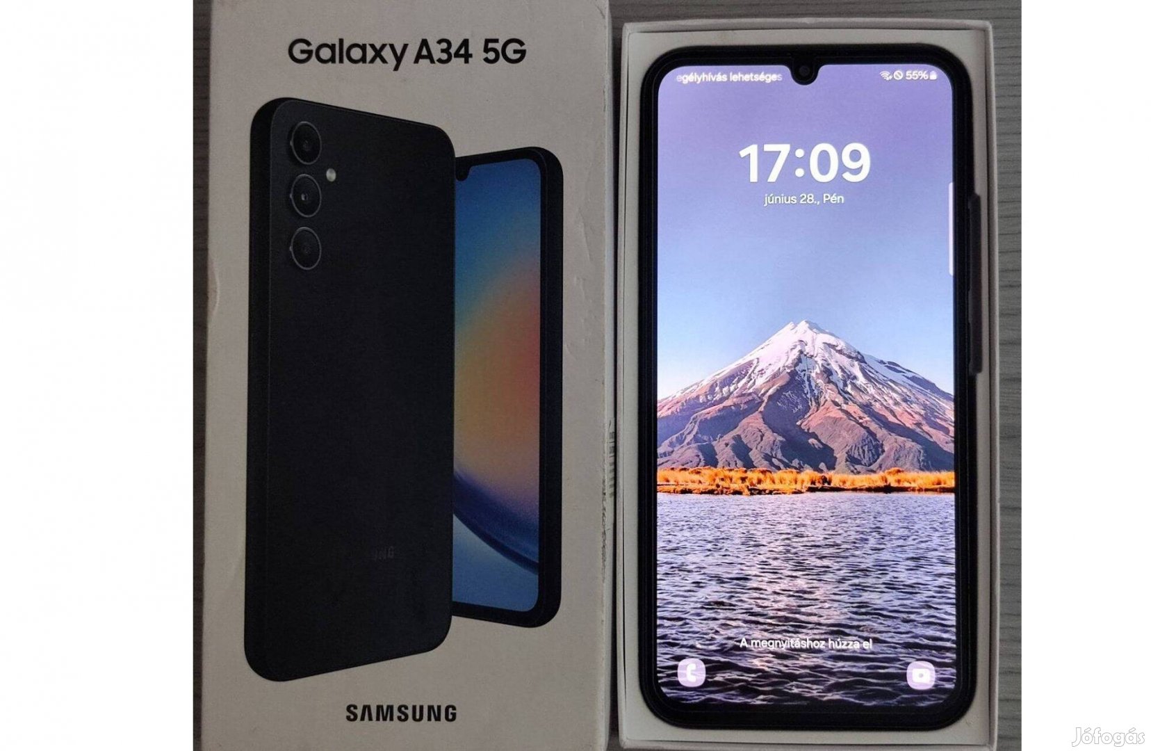 Samsung Galaxy A34 5G 6/128 GB Kártyafüggetlen Okostelefon