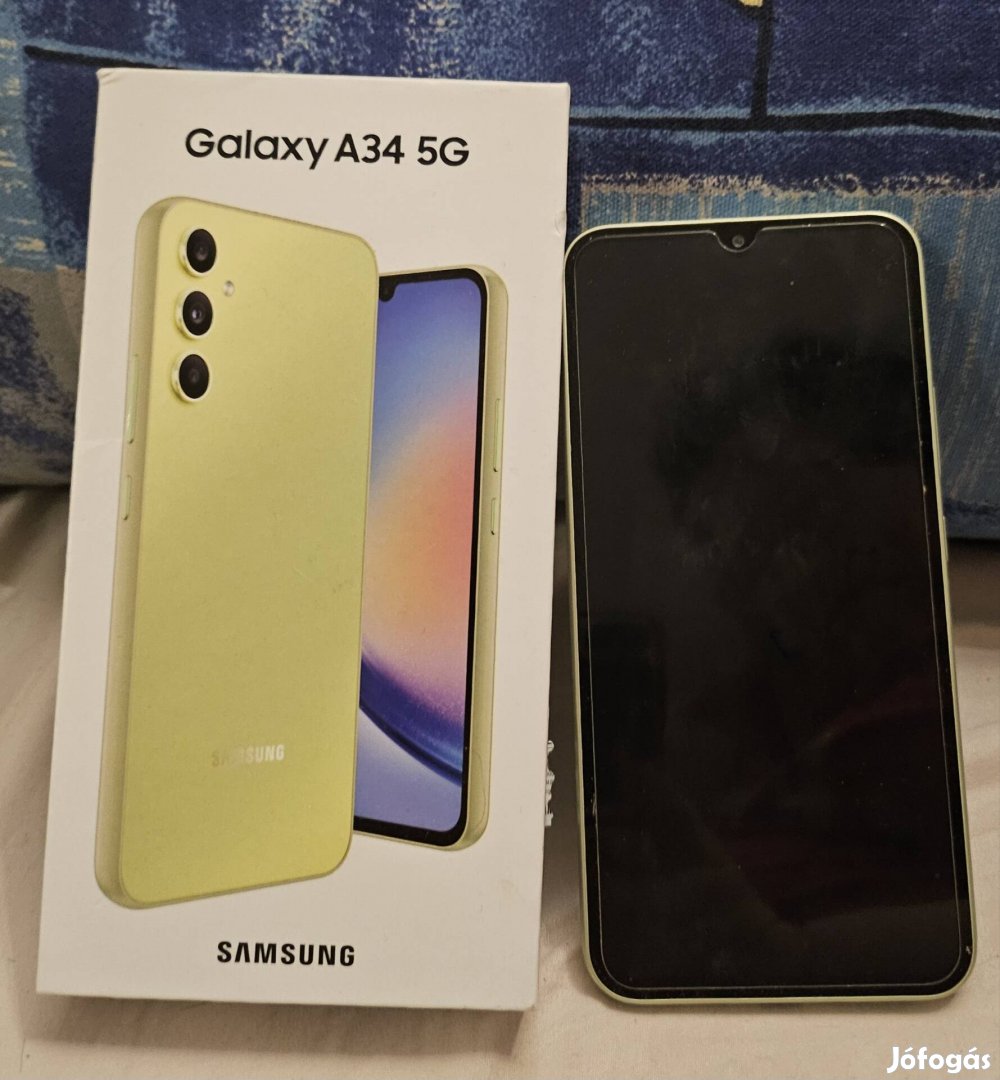 Samsung Galaxy A34 5G eladó zöld