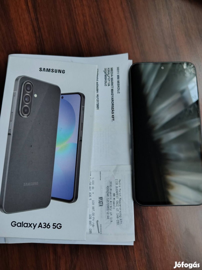 Samsung Galaxy A36,2 év Samsung gyártói garancia