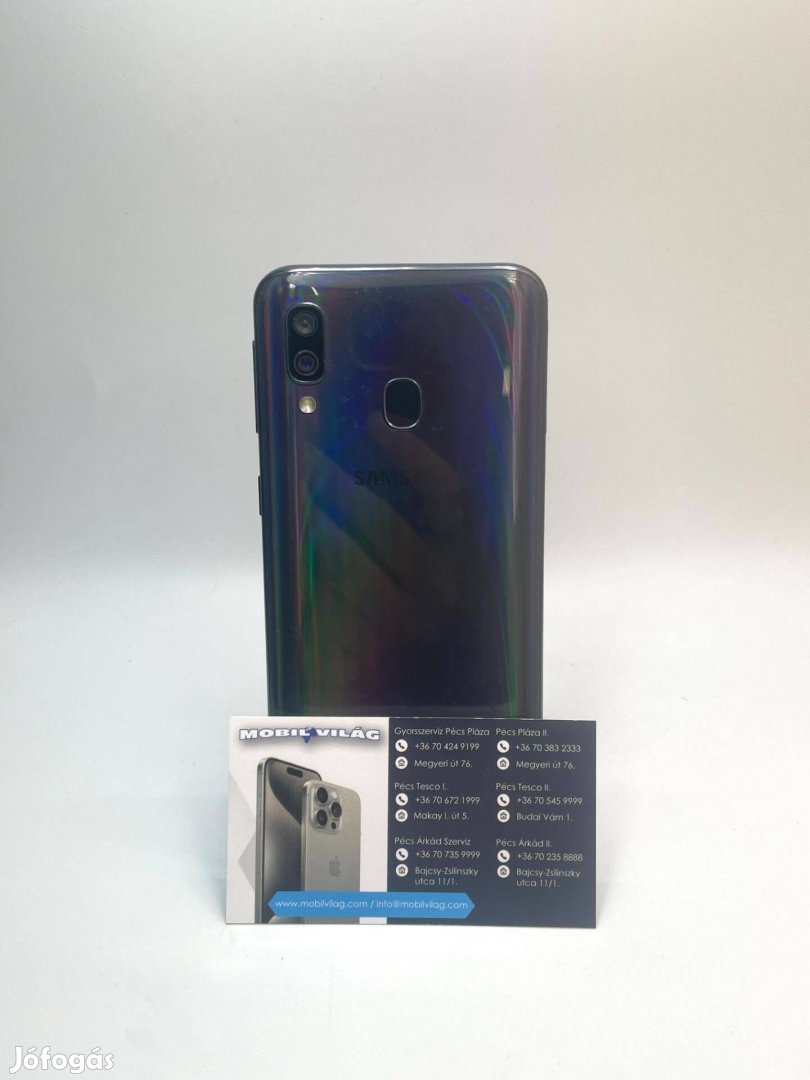 Samsung Galaxy A40 4/64GB Garanciával! (183796)
