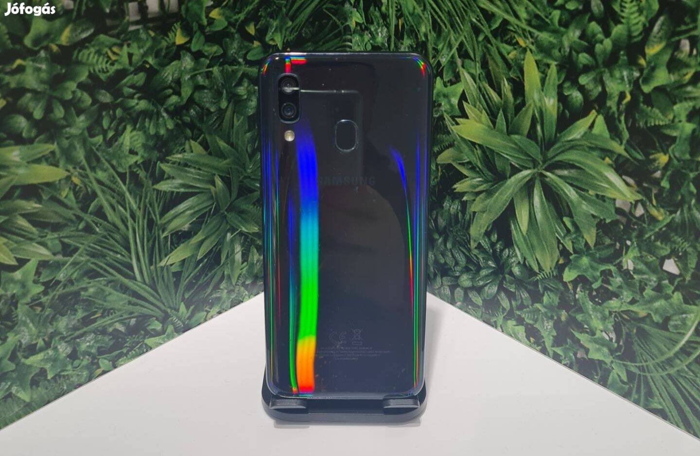 Samsung Galaxy A40 4/64gb, 6 hónap jótállással, kártyafüggetlen