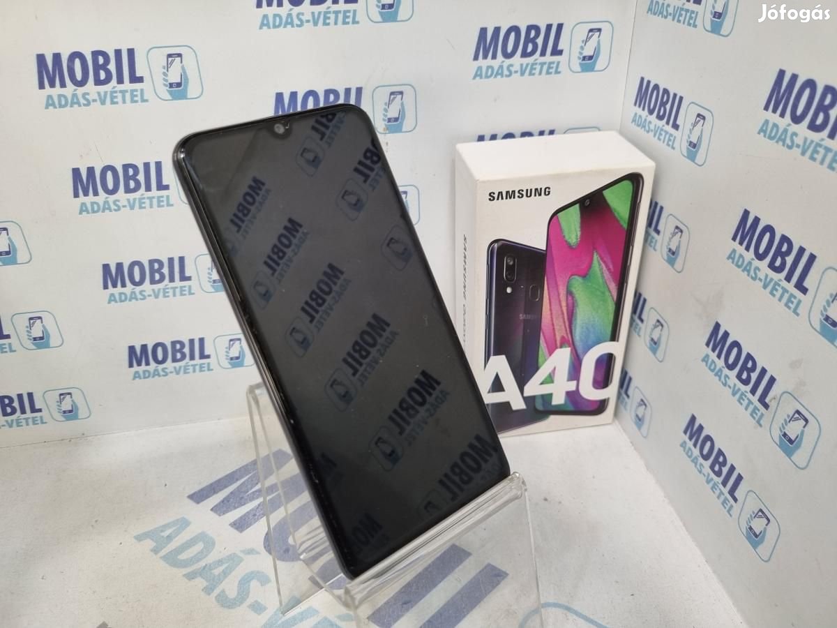 Samsung Galaxy A40 Dual Sim 64 GB, 12 hó garancia