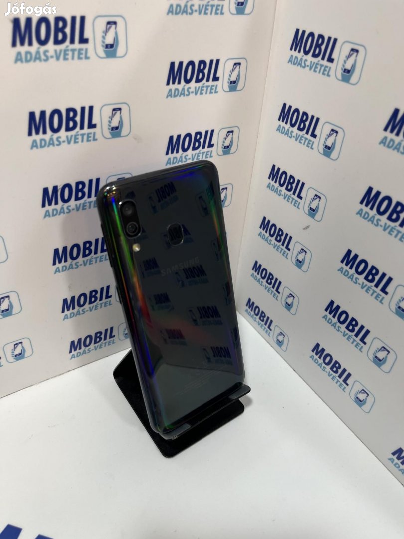 Samsung Galaxy A40 Kártyafüggetlen 64 GB 4 GB Ram, 12 hó garancia