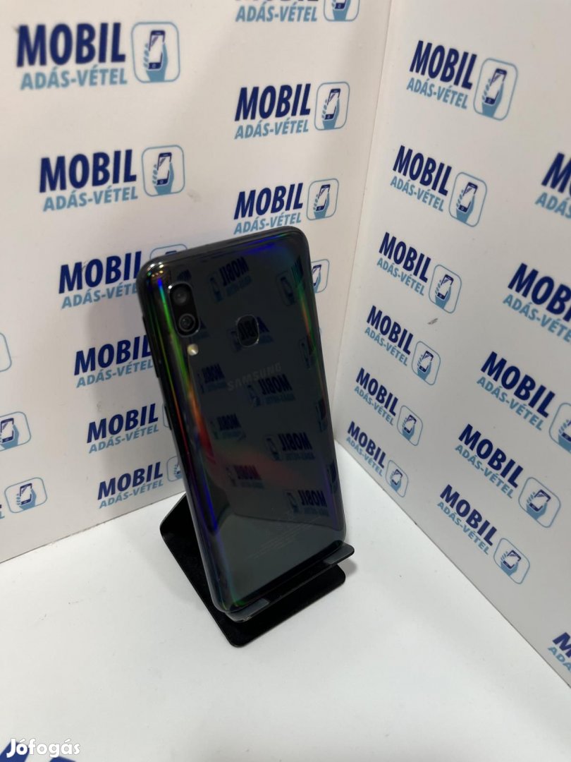 Samsung Galaxy A40 Kártyafüggetlen 64 GB 4 GB Ram, 12 hó garancia