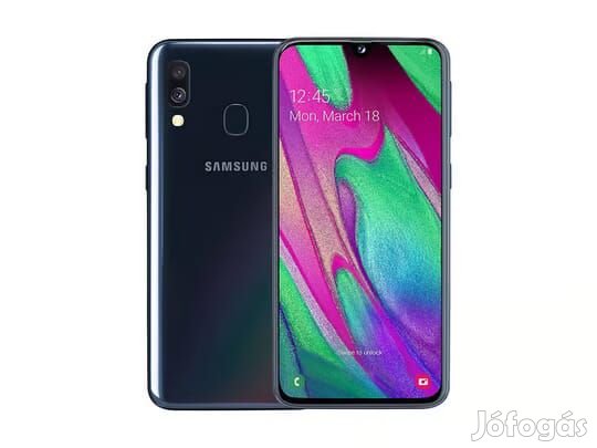 Samsung Galaxy A40 (64GB)  - Szín: Fekete