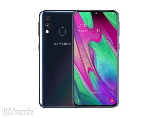 Samsung Galaxy A40 (64GB)  - Szín: Fekete