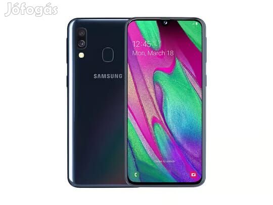 Samsung Galaxy A40 (64GB)  - Szín: Fekete