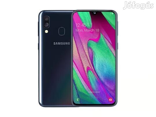 Samsung Galaxy A40 (64GB)  - Szín: Fekete