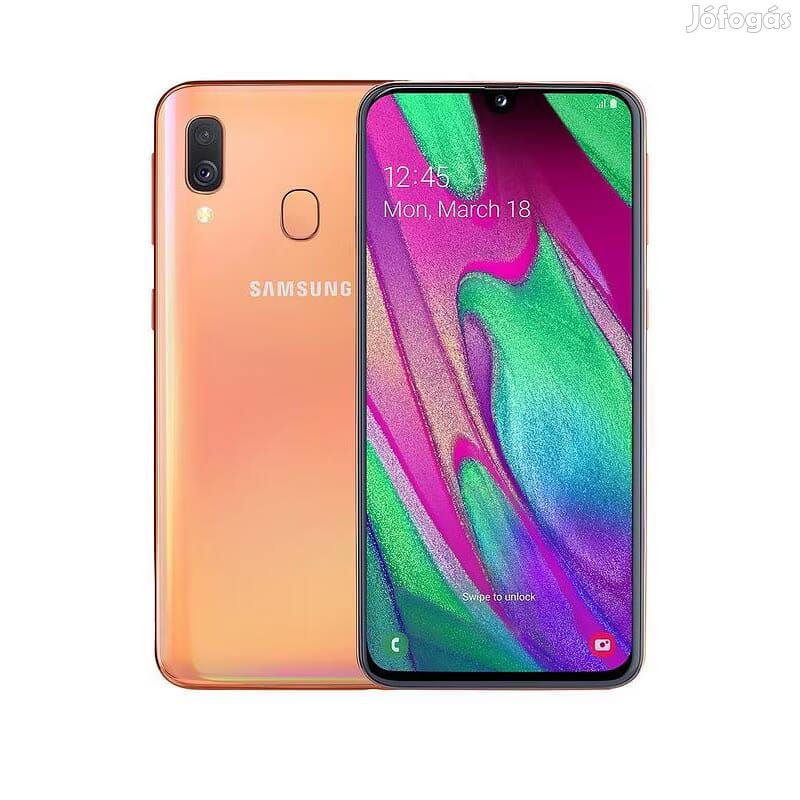 Samsung Galaxy A40 (64GB)  - Szín: Korall