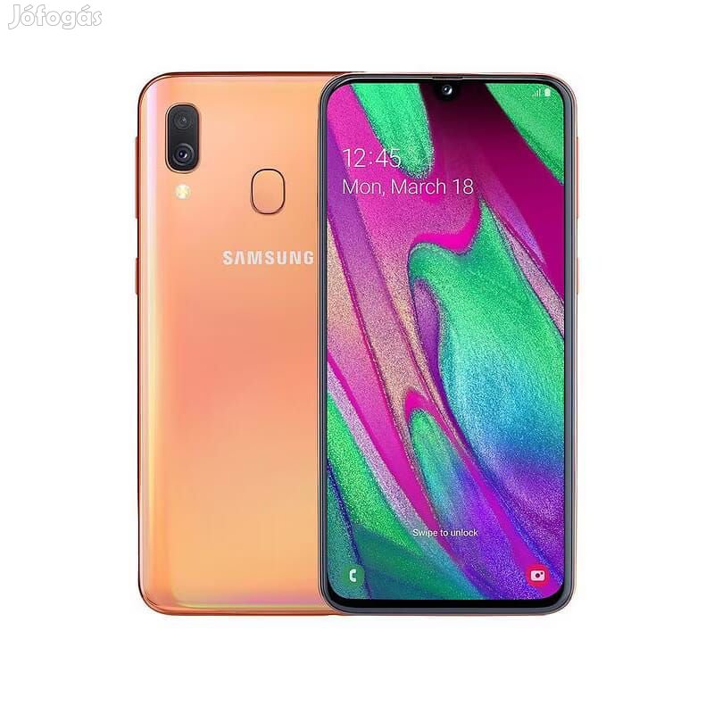 Samsung Galaxy A40 (64GB)  - Szín: Korall