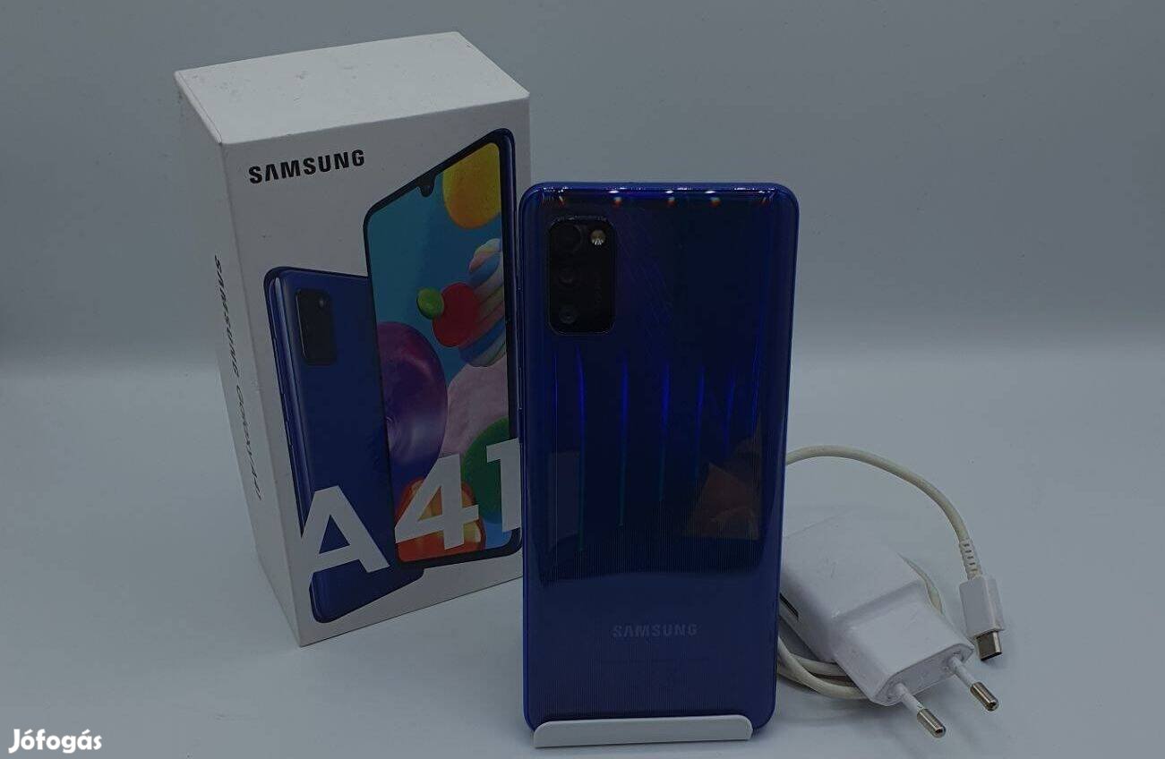 Samsung Galaxy A41 64GB, Yettel függő, kék
