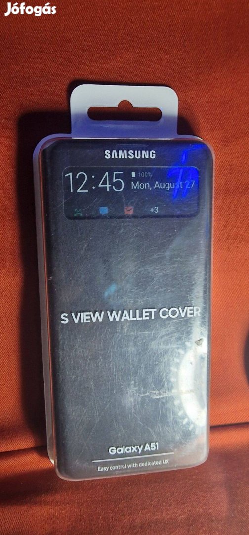 Samsung Galaxy A51 s-view cover, Fekete