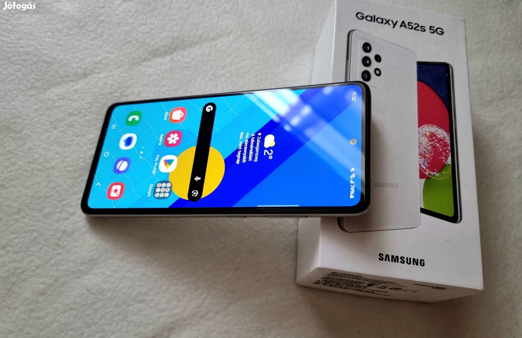 Samsung Galaxy A52 S 5G Gyönyörű patika állapot!! A52s 5G