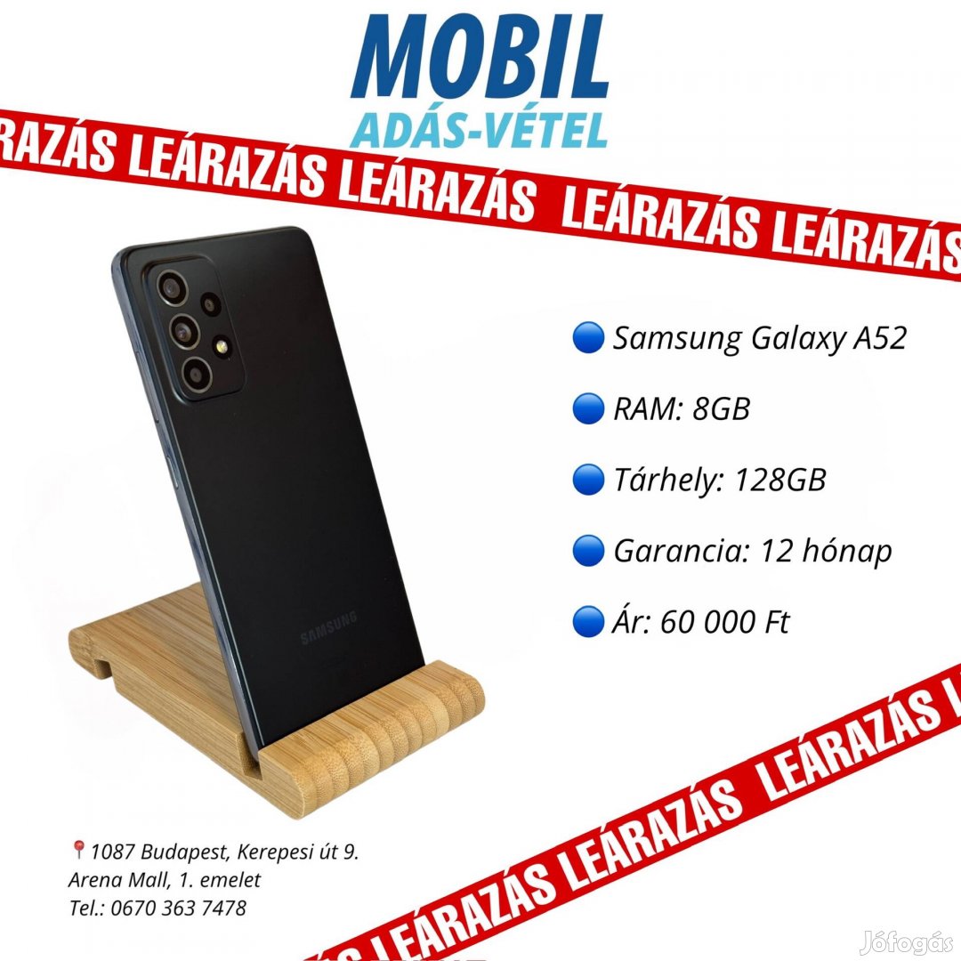 Samsung Galaxy A52! 128GB