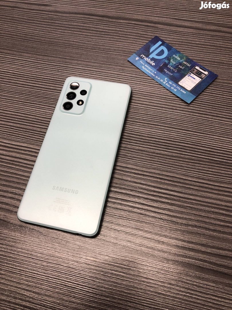 Samsung Galaxy A52s, Újszerű, 128GB, Dual, Független, Garancia